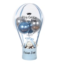 Yeni Doğan Balon Kutusu Açık Mavi