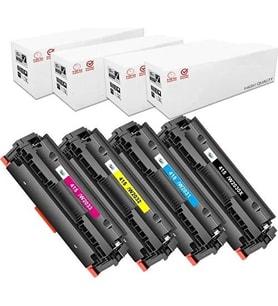 PlusPrint Hp W1A79A Yazıcı Uyumlu Chipli Muadil Toner 415A 2400 Syf 4renk (Siyah)