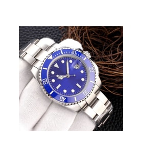 Elit Erkek Kol Saati Özel Kutulu Yeni Sezon Takvimli Rolex Model Metal Gümüş Mavi Renk Çelik Sınırlı Sayıda Özel Üretim Hediyelik Abi Baba Erkek Kız Arkadaş Nişanlı Koca Kadın Kardeşe Eşe Sözlü Kuzen Teyze Dayı Amca Hediye