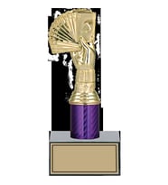 ODAK KUPA - Figürlü Kupalar - Briç Figürlü Kupalar FG-002 B - 22 cm