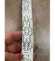 EN 2 CM VİLNEKS DERİ YILAN DERİ DESENLİ ŞERİT DİKİŞ ÇANTA GİYİM ŞERİT 1 METRE (Füme)