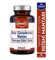 ERSAĞ Reişi (Ganoderma) Mantarı Takviye Edici Gıda 60 Kapsül