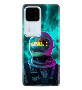 Vivo V30 Kılıf Desenli Silikon Platinium Series Space 1814
