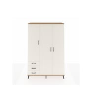 Hyperion Gardrop 6 Raflı 3 Çekmeceli Tek Askılı 132x44x195 Çam-Aytaşı