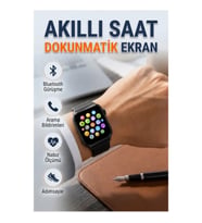Bluetooth Görüşmeli Dokunmatik Ekranlı Akıllı Saat Nabız Uyku ve Aktivite Takibi