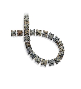 Jasper Doğal Taş Küp Yıldız Kesim 10x10mm Dizi