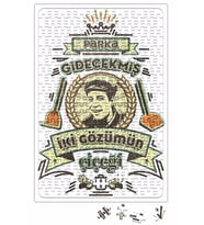 Kemal Sunal Parka Gidecekmiş İki Gözümün Çiçeği Puzzle 240 Parça Yapboz
