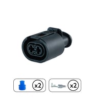 Volkswagen Abs Sensör Soketi 2 Pin Kablosuz