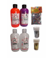 Slime Slaym Yapma Seti 250ml* 4 adet + Toz Sim 2 Adet + Köpük