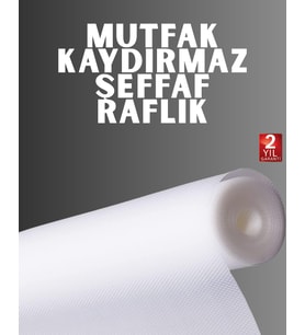 Kesilebilir şeffaf raflık çekmece kaplaması mutfak için