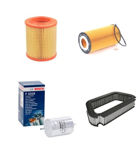 Filtre Bakım Seti Audi A8 3.7 Benzin 2003-2006 Hava + Yağ F + Yakıt F. + Polen Sion