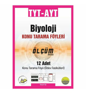 Pano Yayınları Tyt-Ayt Biyoloji Konu Tarama Föyleri
