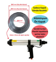 Havalı Silikon Tabancası Alüminyum Ön Kapak