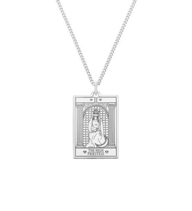 Kişiye Özel 925 Ayar Gümüş The High Priestess Tarot Kolye