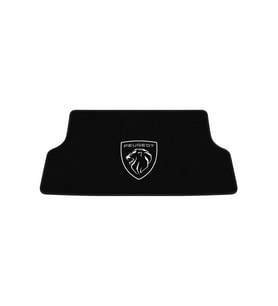 OEM Yeni Logo Peugeot Premium Bagaj Halısı (Siyah)