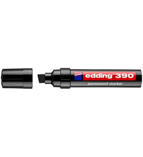 Edding 390 Permanent Markör 12 mm Kesik Uç SİYAH 
