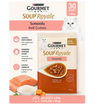 Gourmet Gold Soup Royale Somon Etli Kedi Çorbası 30x45g