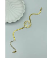 Çelik Gold Çeyreklik Bileklik - 25-blk55