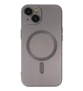 iPhone 14 Plus Kılıf Moshi Lens Magneticsafe Silikon - Füme