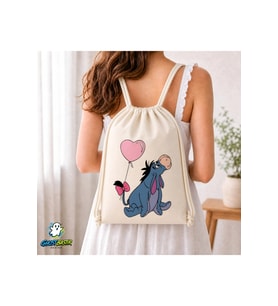 Eeyore Büzgülü Keten Çanta C089