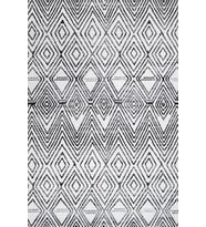 Dijital Kaymaz Yıkanabilir Beyaz Geometrik Salon Halısı Mutfak Halısı Koridor Halısı Yolluk 16709