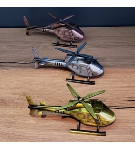 Dekoratif Metal Helikopter