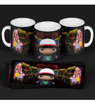 Dustin Stranger Things - Kupa Bardak Özel Tasarım Hediye Kupa Porselen Kupa Bardak