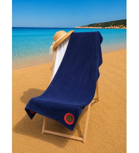 70x140 cm Jakarlı Desenli Modern Tasarım Unisex Plaj Havlusu Baveno