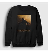 Presmono Unisex Siyah Poster The Shawshank Redemption Sweatshirt 461243tt