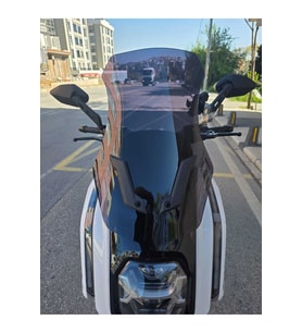 MOTOCAM Dofern JDF 250 T Ön Cam 2024-2026 Model 60cm Siyah Renkli 4mm UZUN