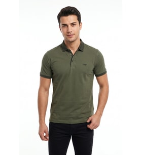 Erkek Polo Yaka Kısa Kollu Tişört Regular Kalıp T3000 BGL-ST05555