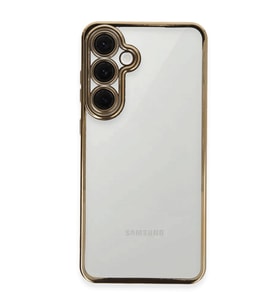 Samsung Galaxy S24 Fe Kılıf Razer Lensli Silikon - Gold