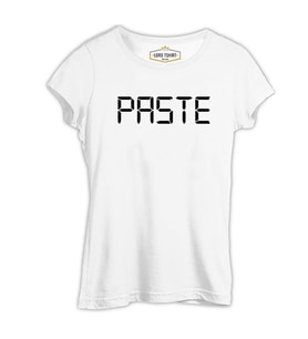 Paste Beyaz Kadın Tshirt