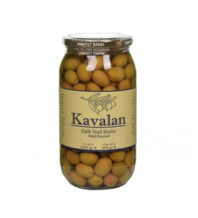 İyi Tarım Uyg. 600 gr Süzme Ağırlık- Ayvalık Çizik Yeşil Zeytin -1000 cc-