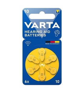 Varta 10 Numara Kulaklık İşitme Cihazı Pili (6 Lı Paket)