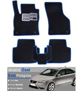 SEAT TOLEDO (2012-2019) Uyumlu EVA Paspas Tam Set–Oto Paspas,Araca Özel,Kolay Montaj