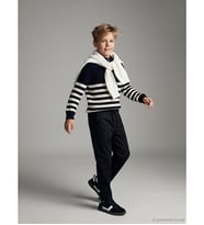 LCW Kids Siyah Beli Lastikli Polar Astarlı Erkek Çocuk Pantolon