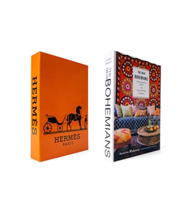 Hermes & Bohemians Dekoratif Kitap Kutusu Set