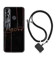 Tecno Spark 6 6 Go 8C 8 Pro 7 7 Pro Kılıf Boyun Askılı Silikon Meow 1657
