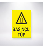 Basınçlı Tüp 21x28 Arkası Yapışkanlı Levha