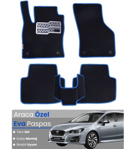 SUBARU LEVORG (2014-2020) Uyumlu EVA Paspas Tam Set–Oto Paspas,Araca Özel,Kolay Montaj