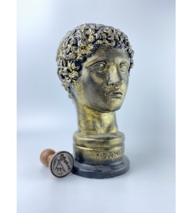 Hermes 'Gold Mosaic' Dekoratif Heykel, Pop Art Roma Yunan Heykelleri