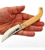 Tapan Av & Çoban Bıçağı 19 cm Kara Çelik ( Baba Dede Usulü)