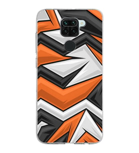 Xiaomi Redmi Note 9 Uyumlu Kapak Grafiti Tasarımlı Şeffaf Silikon Kılıf
