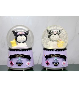 Kuromi Işıklı Müzikli Kar Küresi Orta Boy Alk3044