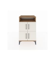 Hyperion Komodin 2 Raflı 4 Kapaklı 60x44x96 Çam-Aytaşı