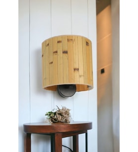 BAMBU 02 ABAJURLU OVAL APLİK