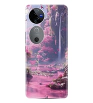 Vivo V40 5G Kılıf Boutique Baskılı Resimli Şelale Pcode -033