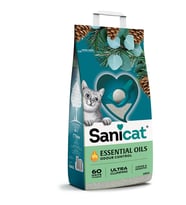 Sanicat Essential Oils Sedir Ve Okaliptus Kokulu Kedi Kumu 10 Kg
