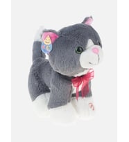 Gran Toys Peluş Sesli Kedi - 35CM (Gri)